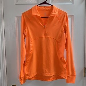Adidas Climalite 1/4 Zip Athletic Top Size S.